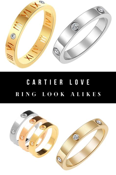 best cartier ring dupe amazon|cartier dupe look alikes.